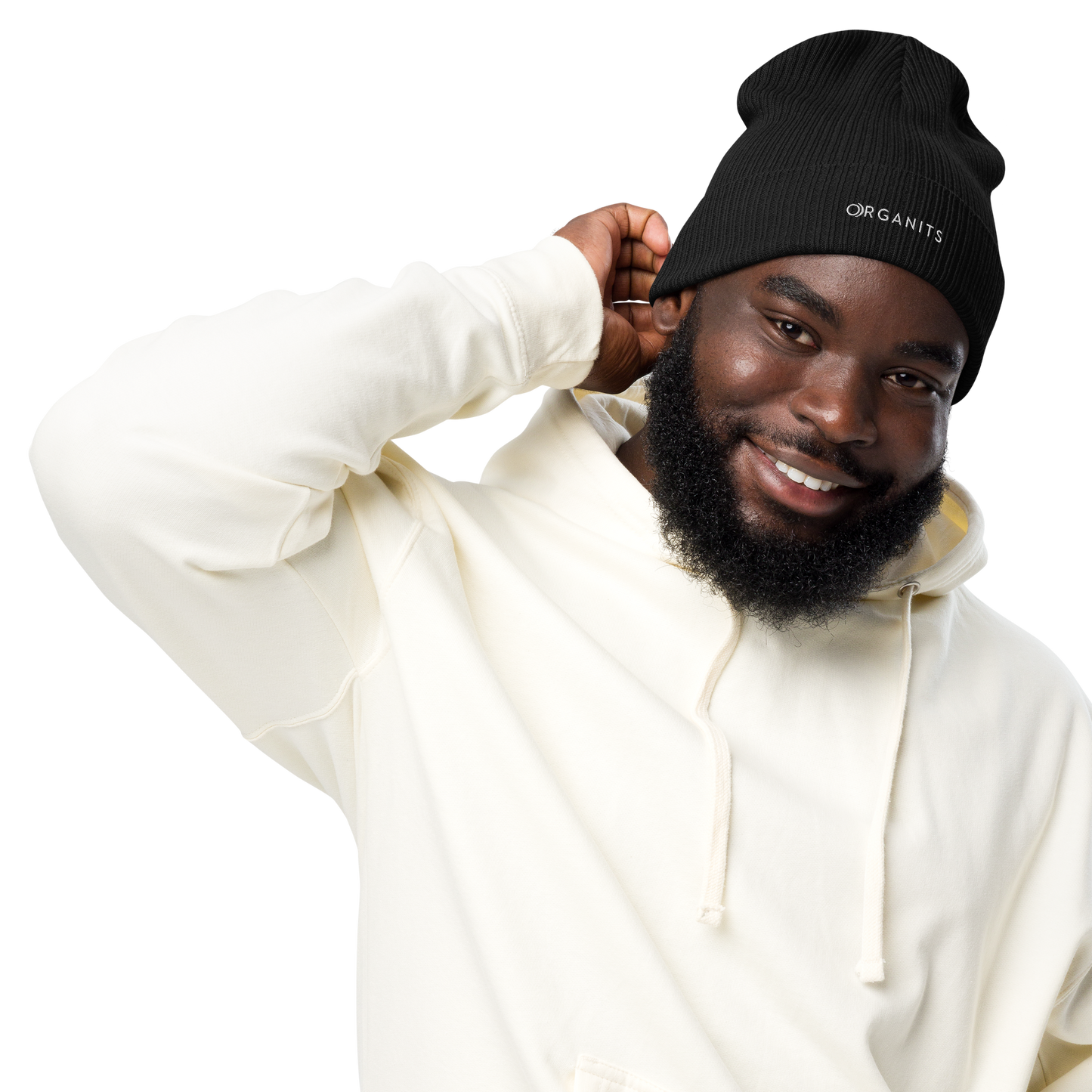 Organic Cotton Ribbed Beanie