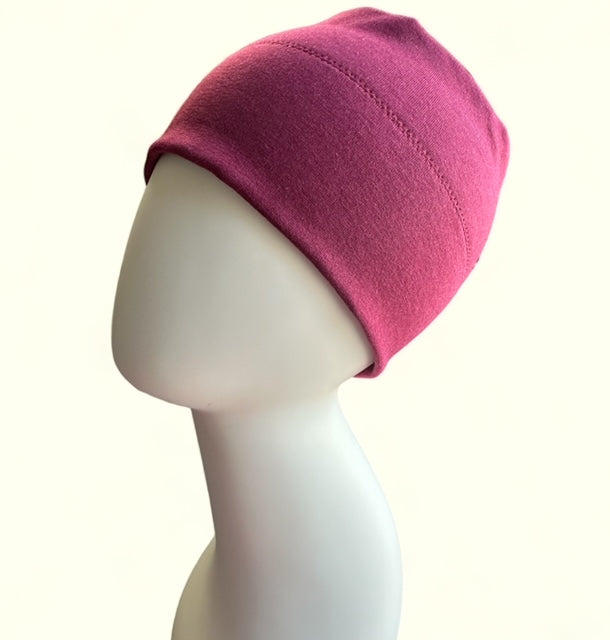 Oversized Jersey Headband (Brandy Wine) - ORGANITS®